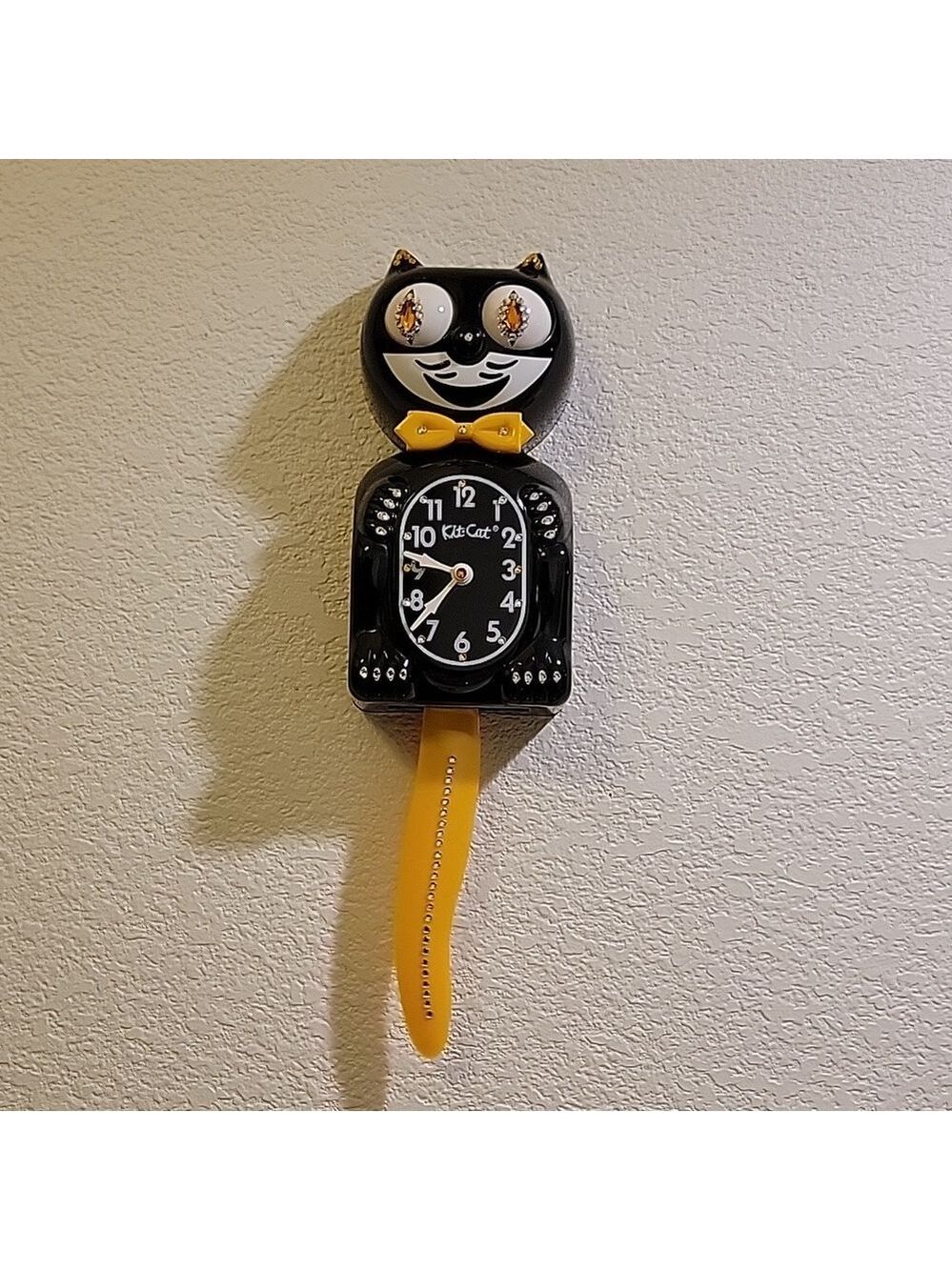 Jeweled Kit-Cat Klock clock SUPER RARE - Picture 3 of 5